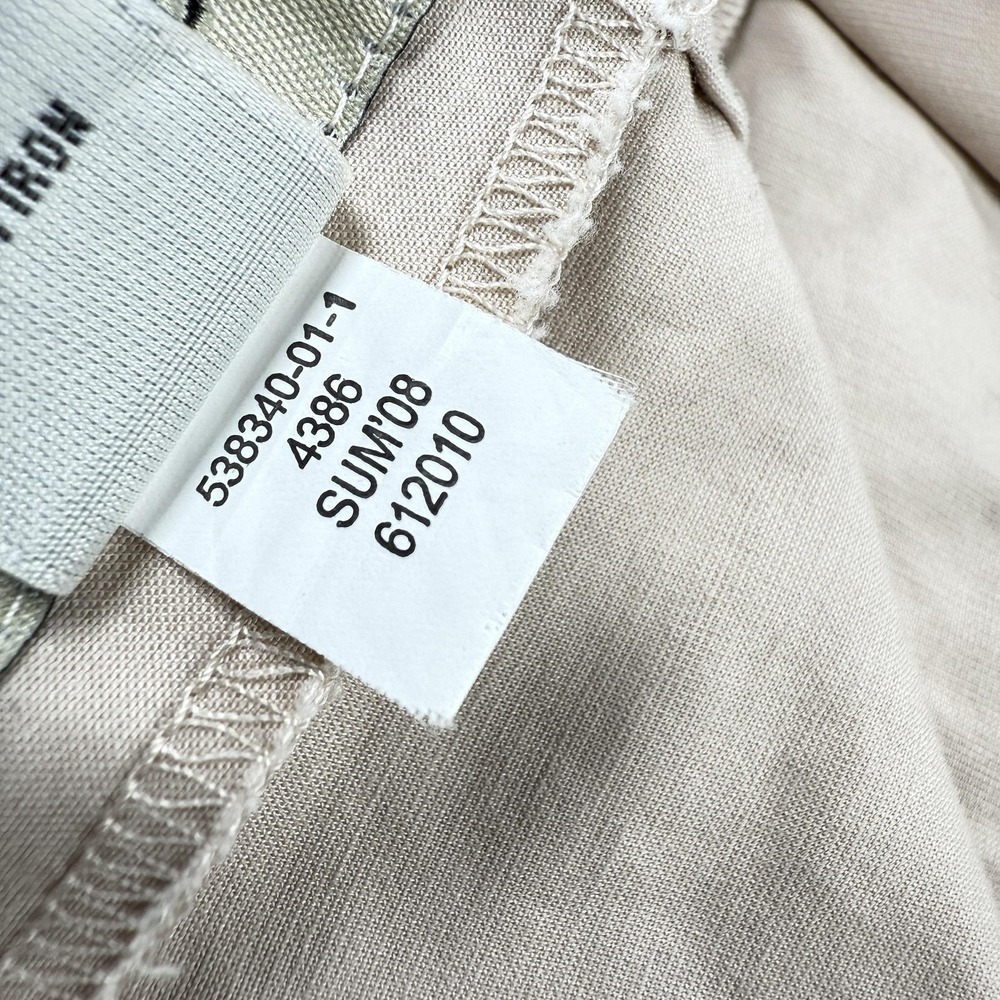 Banana Republic Skirt Womens 6 Beige Twill A Line Stretch Pockets Work Office - Picture 8 of 10
